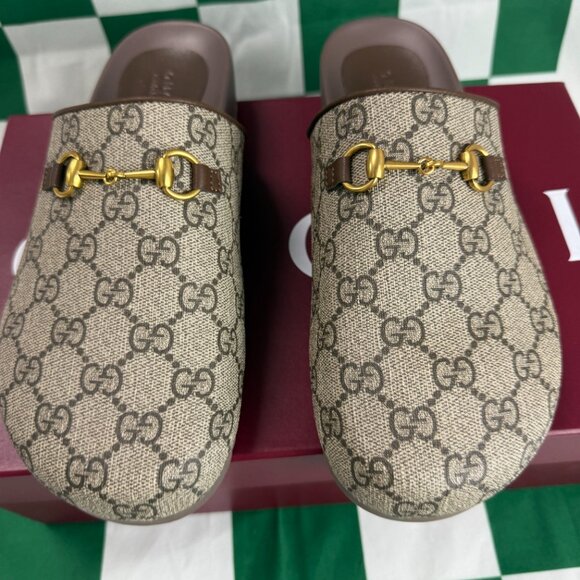 Gucci Womens Brown Slide Sandals - Picture 1 of 6